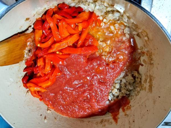 Cordero al chilindrón - Preparación paso 5