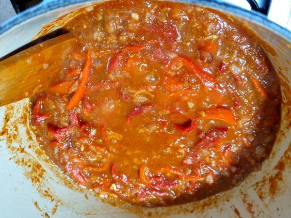 Cordero al chilindrón - Preparación paso 6