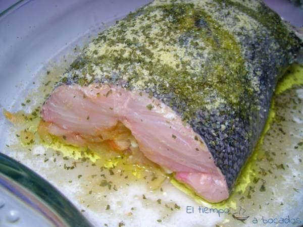 Lomo de merluza relleno - Preparación paso 1