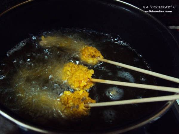 Langostinos crujientes - Preparación paso 3