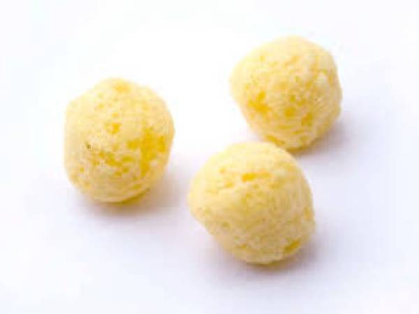 Muñeco de nieve de quesos - Preparación paso 2