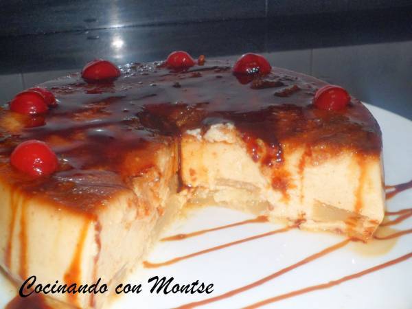 Pudin de piña al microondas - Preparación paso 7