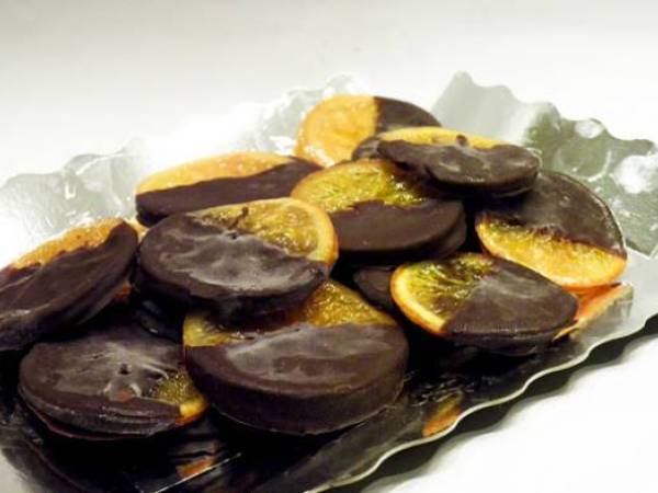 Naranjas confitadas bañadas en chocolate - Preparación paso 7