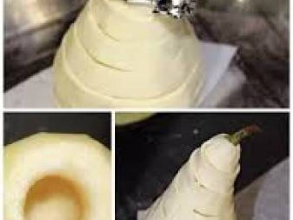 Ensalada de pera y queso azul - Preparación paso 4