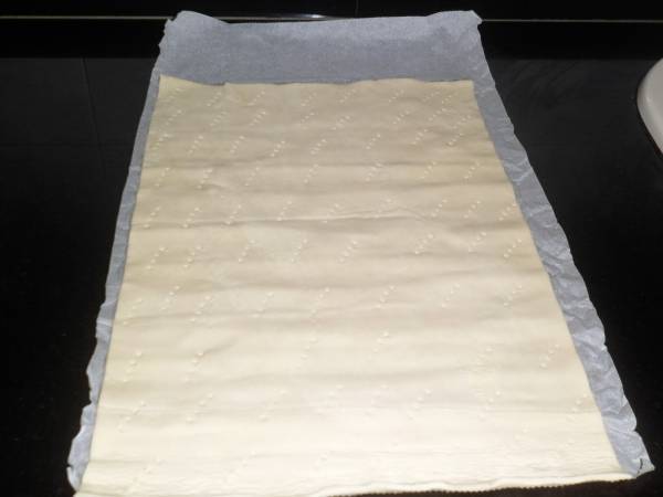 Surtido de hojaldres salados - Preparación paso 1