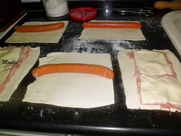 Surtido de hojaldres salados - Preparación paso 2