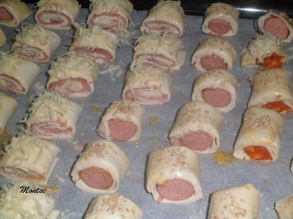 Surtido de hojaldres salados - Preparación paso 4