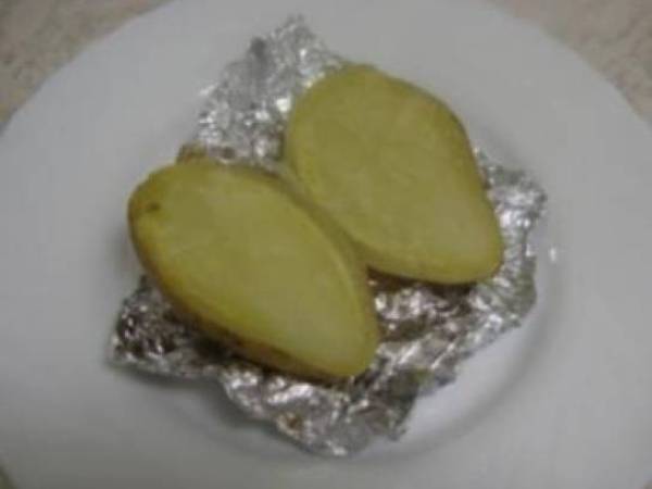 patatas rellenas asadas dos veces - Preparación paso 2