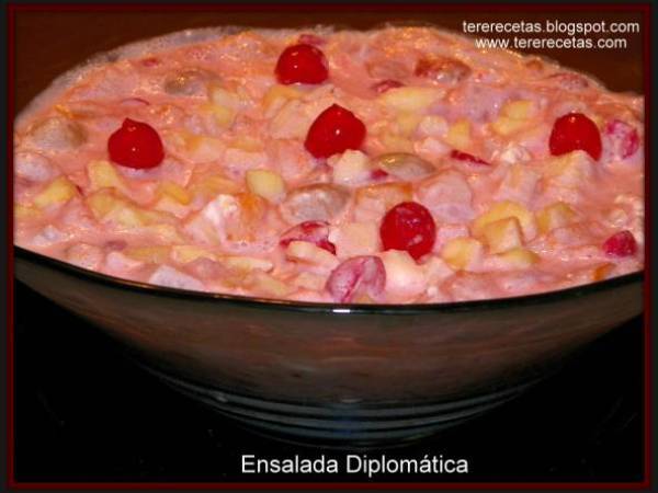 Ensalada Diplomática - Preparación paso 1