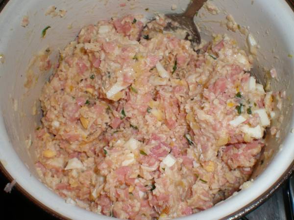 VOLOVANES DE POLLO Y JAMÓN YORK - Preparación paso 1