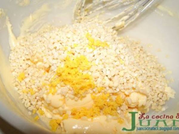 MILHOJAS DE CREMA DE ALMENDRAS - Preparación paso 3