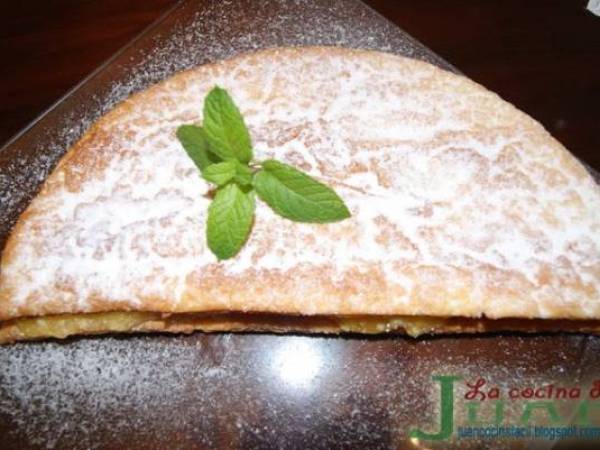 MILHOJAS DE CREMA DE ALMENDRAS - Preparación paso 5