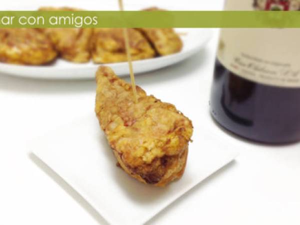 Pimientos de piquillo rellenos de carne - Preparación paso 3