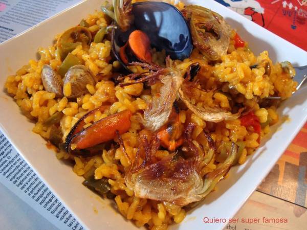 Arroz marinero con Ras El Hanout - Preparación paso 1