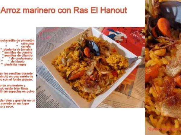 Arroz marinero con Ras El Hanout - Preparación paso 2