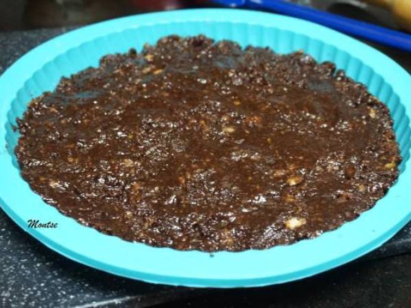 Tarta crujiente de galletas y chocolate - Preparación paso 4