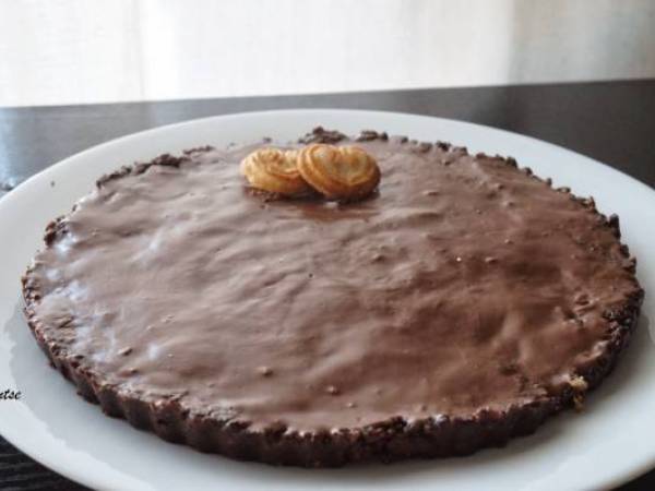 Tarta crujiente de galletas y chocolate - Preparación paso 6