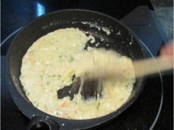 CREMA DE BACALAO CON CREMA DE PIMIENTOS - Preparación paso 4