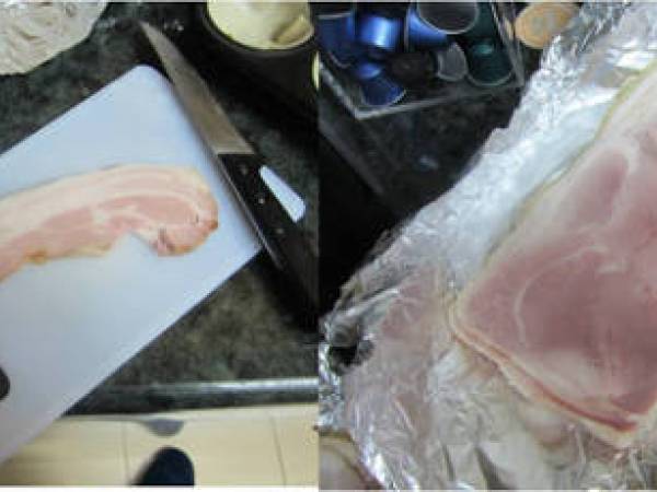 Canapes en obleas de empandillas - Preparación paso 1