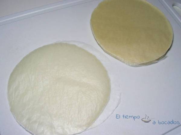 Pastel árabe - Preparación paso 1