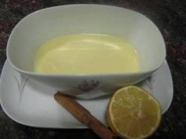 Pudin de manzanas y pasas con canela - Preparación paso 7