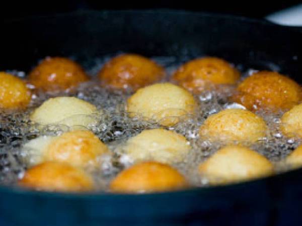 Buñuelos de trufa - Preparación paso 6