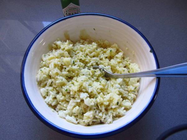 Bolas de arroz crujientes - Preparación paso 2