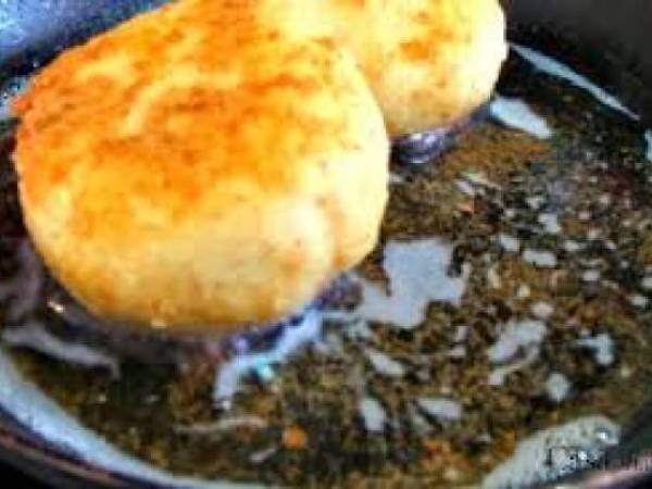 Bolas de arroz crujientes - Preparación paso 5