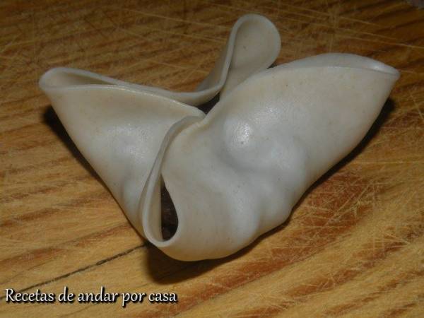 Saquitos de morcilla y sobrasada - Preparación paso 2