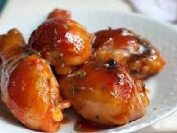 Muslos de pollo caramelizados - Preparación paso 3