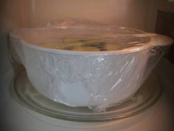 Calabacines rellenos de atun y gambas - Preparación paso 3