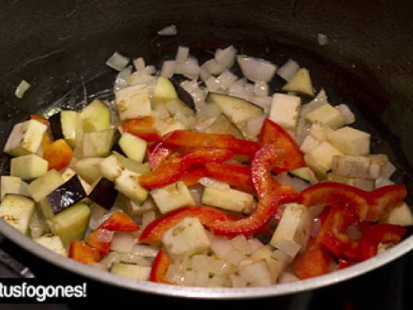 Patatas con níscalos - Preparación paso 2