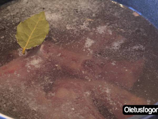 Wok de costillas de cerdo y champiñones - Preparación paso 1