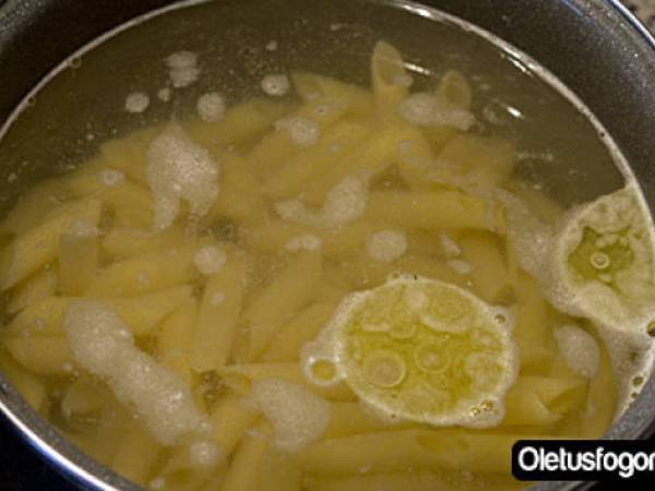 Macarrones con verduras al parmesano - Preparación paso 1