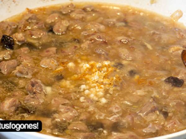 Cuscús de cordero al estilo mozárabe - Preparación paso 5