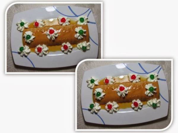 Flan de turron sin horno - Preparación paso 5