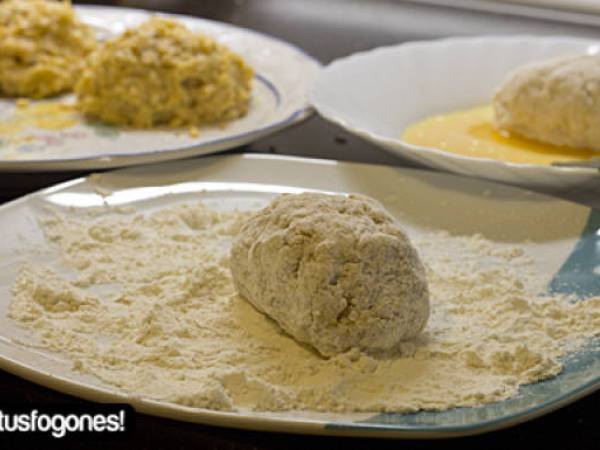 Huevos a la Zamorana con mejillones - Preparación paso 5