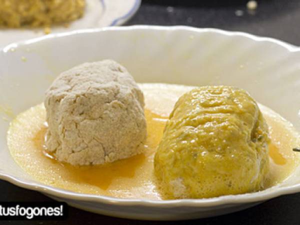 Huevos a la Zamorana con mejillones - Preparación paso 6