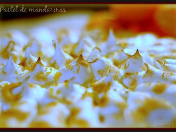 Pastel de mandarinas y merengue - Preparación paso 1