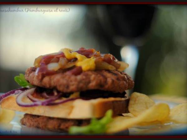 Guesahambur (Hamburguesa al revés). - Preparación paso 2