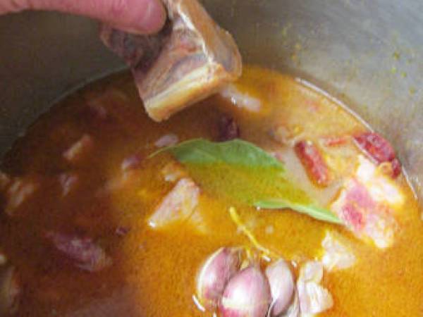 Lentejas con chorizo (olla express) - Preparación paso 3