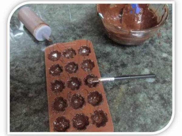 Bombones salados rellenos de mi-cuit - Preparación paso 2