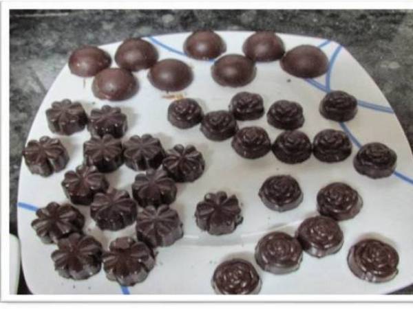 Bombones salados rellenos de mi-cuit - Preparación paso 6