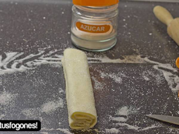 Palmeras de chocolate y coco - Preparación paso 5