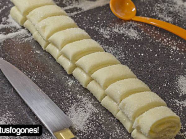 Palmeras de chocolate y coco - Preparación paso 6