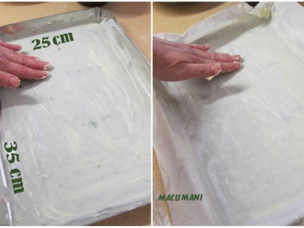 Brazo de naranja (Torate Portuguesa) - Preparación paso 1