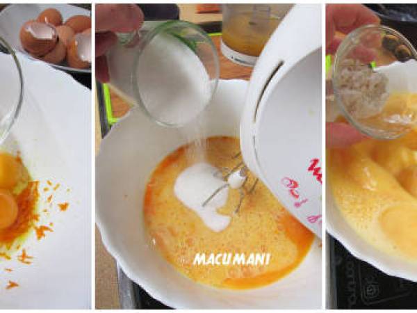 Brazo de naranja (Torate Portuguesa) - Preparación paso 3