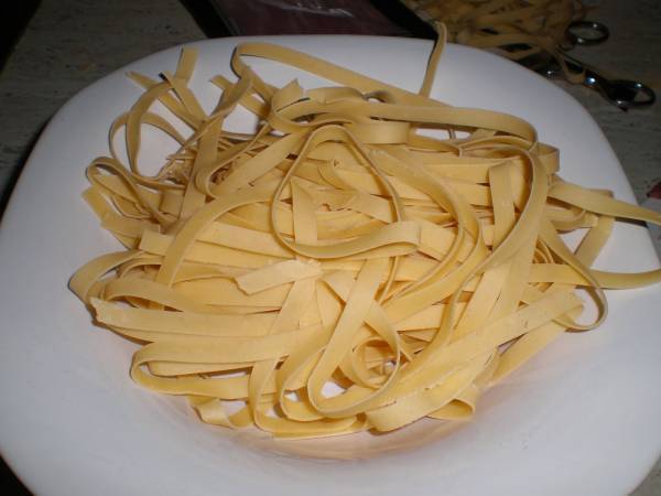 Pasta fresca a la carbonara - Preparación paso 4