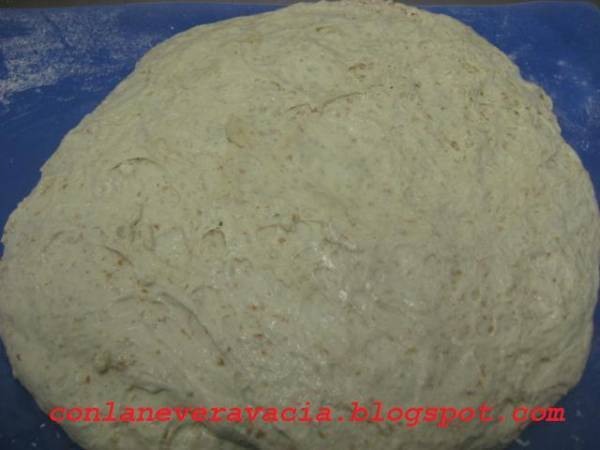 Pizza de mermelada y chocolate - Preparación paso 1