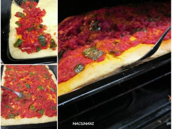 Coca de tomate - Preparación paso 6